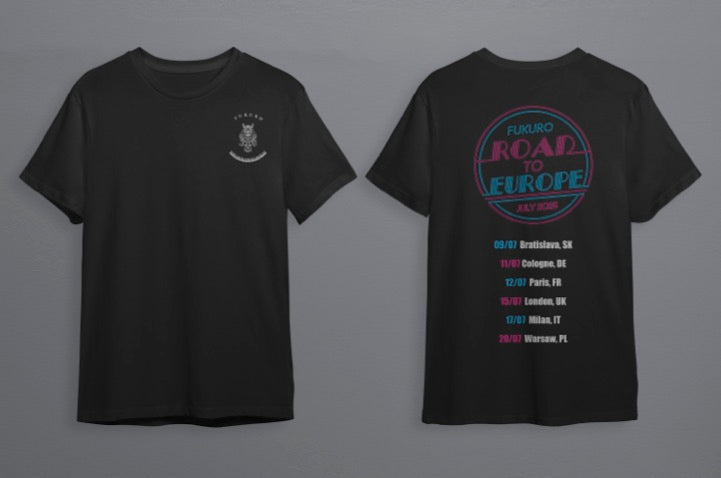 ROAD TO EUROPE - Fukuro Europe Tour 2025 T-shirt