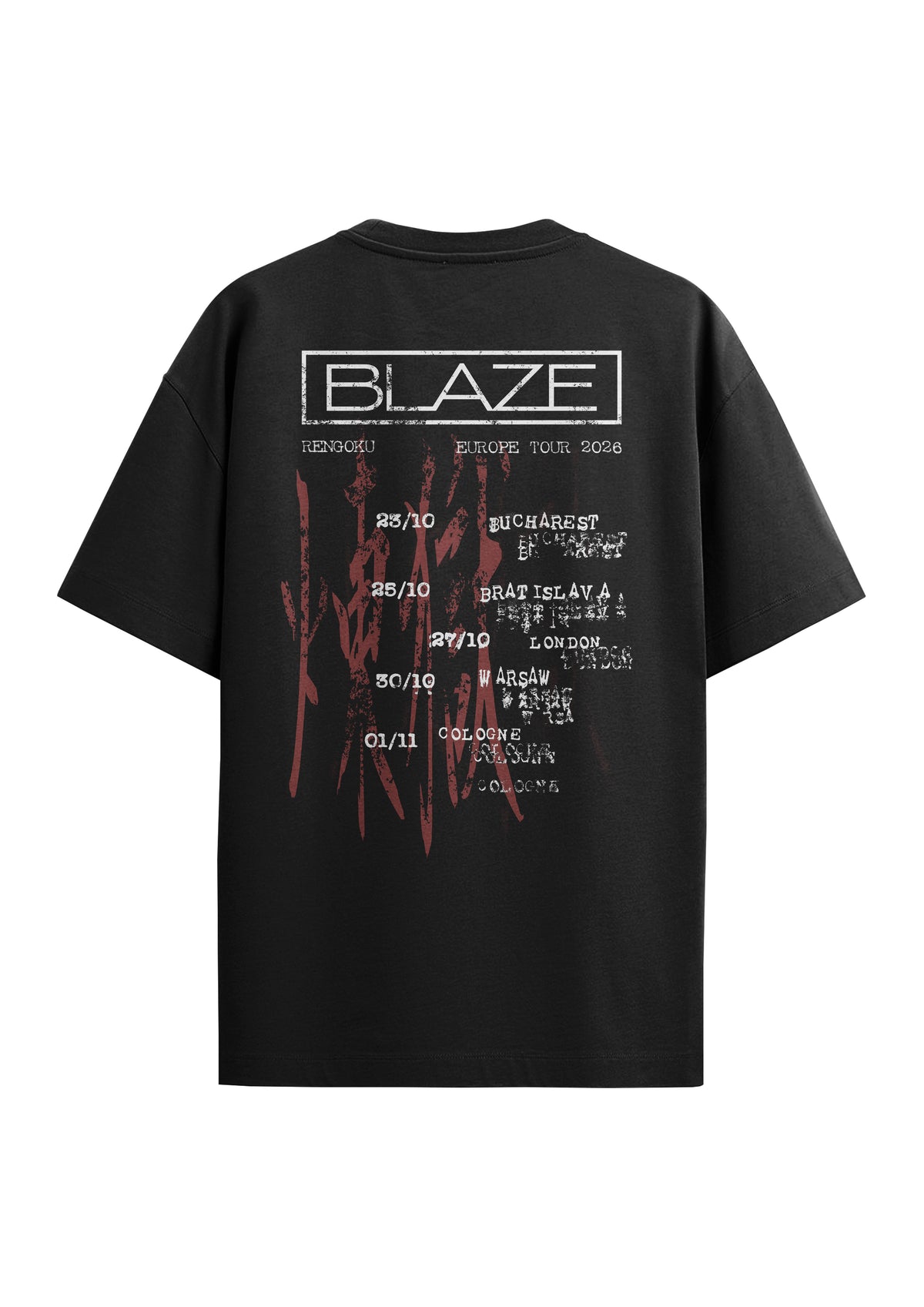 RENGOKU - BLAZE Europe Tour 2026 // T-shirt B