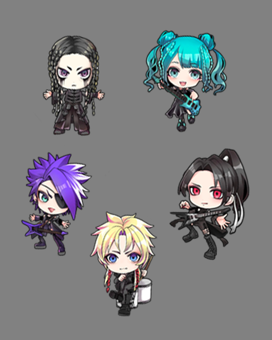JUKAI - DAMNED Europe Tour 2025 - Chibi Keychain (random)