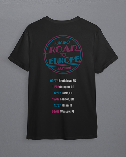 ROAD TO EUROPE - Fukuro Europe Tour 2025 T-shirt