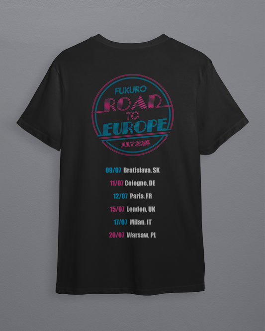 ROAD TO EUROPE - Fukuro Europe Tour 2025 T-shirt