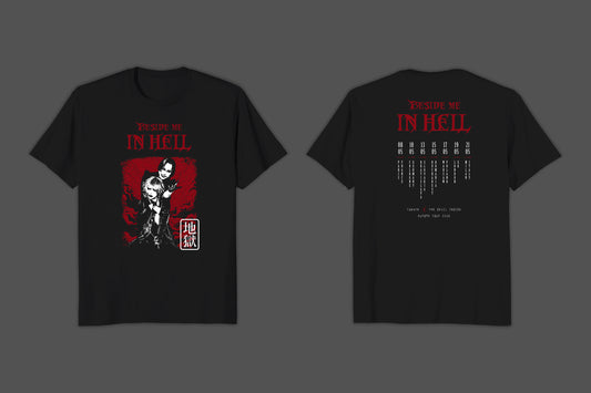 Beside me in Hell - EU Tour 2026 // T-shirt PREMIUM