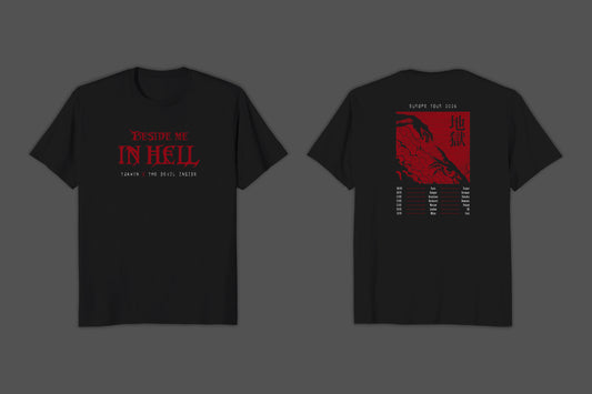 Beside me in Hell - EU Tour 2026 // T-shirt Standard