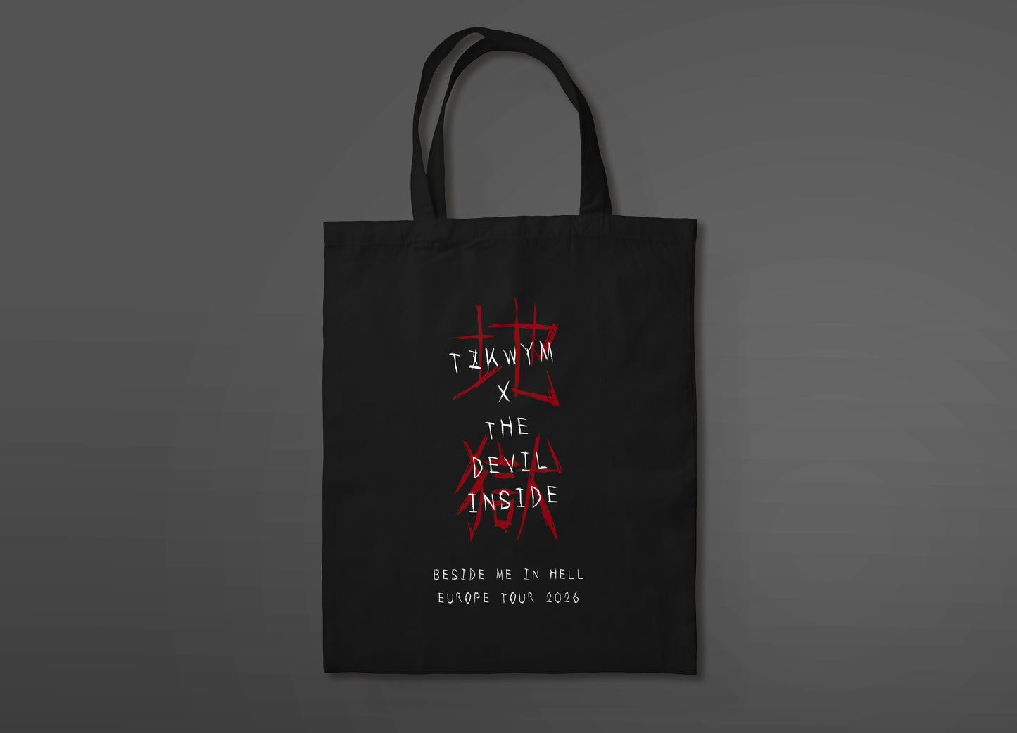 Beside me in Hell - EU Tour 2026 // Totebag A